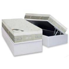 Cama Box Baú Solteiro: Colchão Molas Ensacadas Castor Pocket Summer Wi