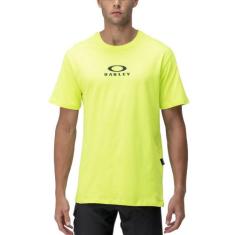 Camiseta Oakley Bark New Lime, G, Amarelo