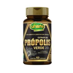 Própolis Verde + Vitamina C Zinco e Selênio Unilife 60 cápsulas