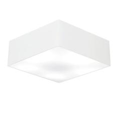 Plafon Quadrado Vivare Md-3056 Cúpula Em Tecido 15/70x70cm -