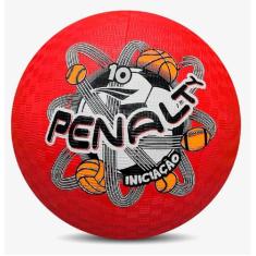 Bola Iniciação Penalty T10 Vermelha - Infantil, Vermelho
