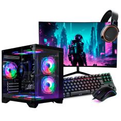 PC Gamer Completo Ryzen 5 5600GT, 16GB DDR4, SSD 480GB, 500W 80 Plus, PCGT12-E
