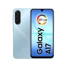Celular Samsung Galaxy A17 4G Tela 6.7 128GB Super AMOLED Câmera Tripla 50MP Azul