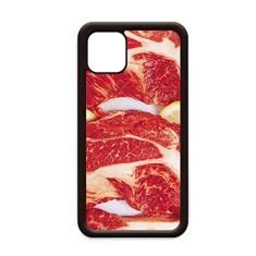 Capa com textura de carne crua para iPhone 11 Pro Max para Apple Mobile Case
