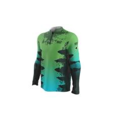 Camiseta Camisa Pesca Proteção Uv50 Mar Negro - Zig Zara G