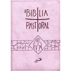 Bíblia Pastoral - Média - Zíper: Rosa