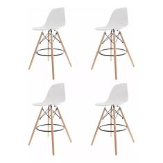 Kit 04 Banquetas Altas Eames Charles Eiffel