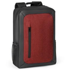 Mochila Para Notebook City TopGet, Preto e Vermelho
