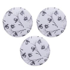 Kit 3 Assento Redondo De Banqueta Banco Estofado 33 Cm Napa - Itagold,