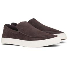 Tênis Masculino Slip On Aramis Casual Easy Drive Camurça Confortável Elástico AM188-Masculino
