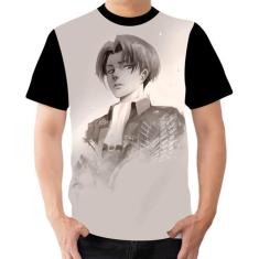 Camiseta Camisa Cabo Levi Ackerman Anime Aot