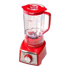 Liquidificador Turbo Mondial  Inox Red L-1000 RI