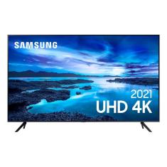 Smart Tv Samsung 50 Polegadas 4K Crystal UN50AU7700GX - Preto