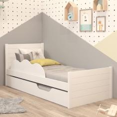 Bicama Infantil com Cama Auxiliar Casatema Branco
