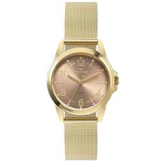 Relógio TECHNOS feminino analógico boutique dourado 2035MTG/1T