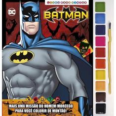 Batman Livro para Pintar com Aquarela