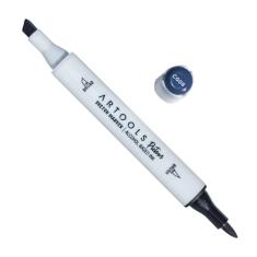 Marca Texto Artools Pictom Pontas Broad e Brush Cinza CG08