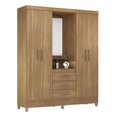 Guarda Roupa Casal Capelinha Pérsia Amêndola Touch – Demóbile