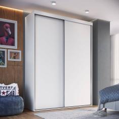 Guarda-roupa Solteiro 2 Portas de Correr Rc2201 Branco