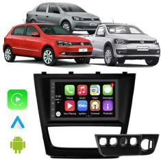 Kit Multimidia Android-Auto/Carplay Gol Saveiro Voyage G6 2013 2014 20