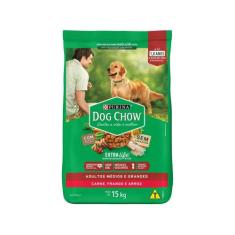 Ração Premium para Cachorro Dog Chow ExtraLife - Adulto Carne Frango e