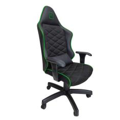 Cadeira para Escritório Gamer de Couro Verde