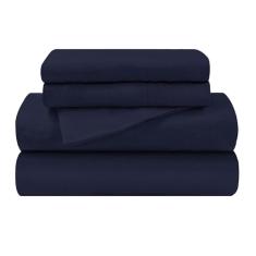 Jogo de lençol de cama de algodão escovado de flanela, macio, quente, lençóis lisos modernos, decoração de quarto, coleção treliça, 1 lençol de cima, 1 lençol com elástico alto, 1 fronha, solteiro GG,