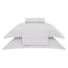 Kit Jogo de Lençol Buddemeyer 4 Peças Cama Queen 300 Fios Cetim Damask