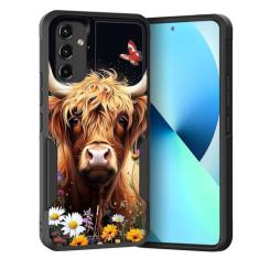 KJFHDJFDH Capa para Galaxy S24 Plus, camada dupla, híbrida, resistente, resistente à prova de choque, policarbonato rígido + capa protetora de silicone macio para Samsung Galaxy S24 Plus 5G 6,7