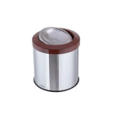 Lixeira Inox Com Tampa Basculante 10 Litros Flip Top Cores - CCM, Marr