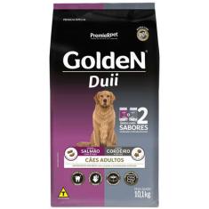 Ração Seca PremieR Pet Golden Duii Salmão e Cordeiro para Cães Adultos - 10,1 Kg