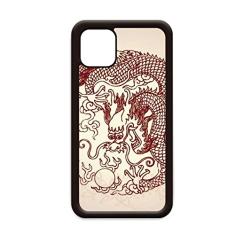 Capa com desenho de dragão chinês para iPhone 12 Pro Max para Apple Mini Mobile Case Shell