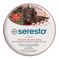 Coleira Seresto Antipulgas E Carrapatos Para Cães Acima De 8kg