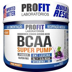Profit Bcaa 6: 1: 1 Super Pump - Pote 150G - Uva