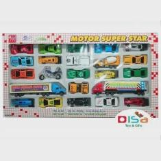 Kit Coleção Carrinhos 25 Peças Caminhões e Carretas Brinquedo - toys -