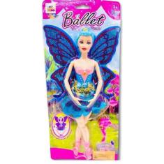 Boneca Bailarina Fada Borboleta Articulada asas c/ glitter - fada bail