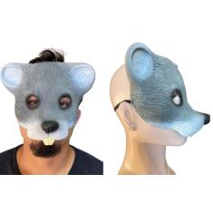 Máscara de Ratinho Rato -De Látex Adulto/ Infantil Fantasia - Blook