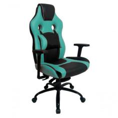 Cadeira Gamer Com Almofada Linha Gamer Racing Verde - DESIGN OFFICE MÓ