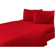 Lençol Casal Poliéster - 3 Peças - Tamanho Único - Doce Lar Enxovais