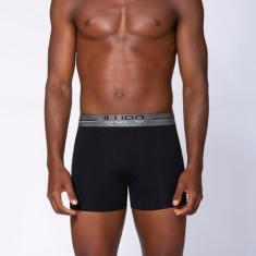 Cueca Lupo Boxer Algodão com Elastano 784-016, Preto, P