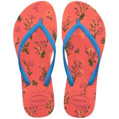 Chinelo Havaianas Slim Romance Feminino - Salmão