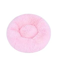 KAIJIE Cama calmante para cães e gatos, cama redonda macia e aconchegante para cães e gatos pequenos, médios e 50 cm de diâmetro