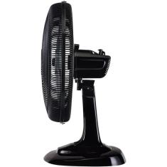 Ventilador de Mesa Preto Turbo 50cm 6 Pás Oscilante Cor Preto Ventisol 127V