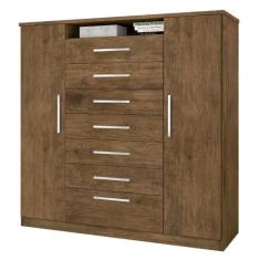 Cômoda Mega 2 Portas J&A Jequitibá - J & A, Jequitibá