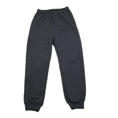 Calça Moletom Infantil flanelado 4 A 8 anos Grafite Inverno Uniforme e