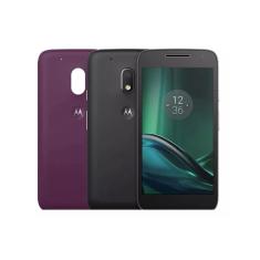 🏷️【Tudo Sobre】→ Smartphone Moto G 4 Play XT1600 16GB, 4G Dual Chip,  Android, Câm. 8MP, Tela de 5, Wi-Fi Preto