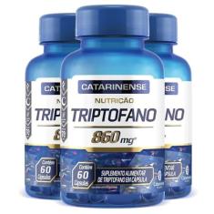 Triptofano - 3 unidades de 60 Cápsulas - Catarinense