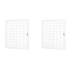 Kit com 2 Portas de Aço de Correr 215x160cm Minas Sul Mgm Branco