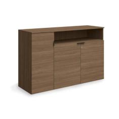 Balcão de Escritório Frame F208 c/ 3 Portas c/ Chave Munique - Kappesb