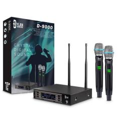 Microfone Sem Fio Mão Duplo 200 Canais Dylan D9000, U